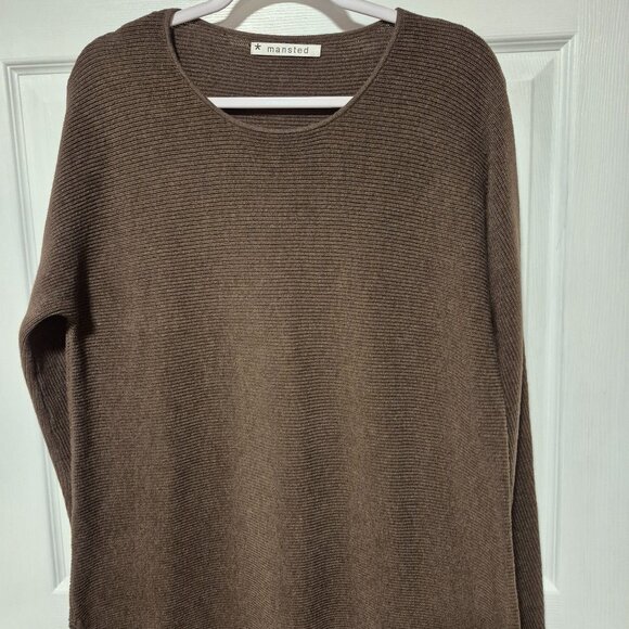 MANSTED Cotton Tunic sweater - Size Large  - NWOT - Picture 1 of 5